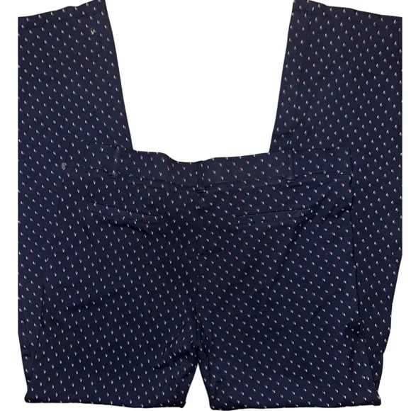 Betabrand Navy Blue Geometric Print Classic Bootcut Yoga Dress Pants | Size XL - Picture 2 of 7